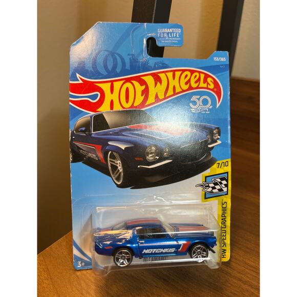 Hot Wheels Lot of 4-’64 Corvette,’69 Dodge Coronet, ’70 Camaro, ’67 Firebird MOC - Picture 6 of 14